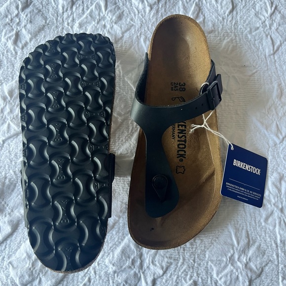 Birkenstock Gizeh Black size 38/7 NWT - Picture 3 of 6